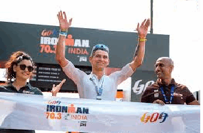 Uzbekistan’s Konstantin Belousov, UK’s Ellie Garrett triumph at Ironman 70.3 Goa 2025