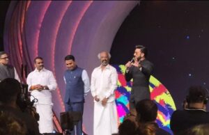 Rajinikanth felicitated at IFFI 56 for 50 years in cinema