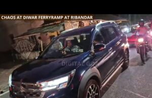 Chaos at Diwar Ferry Ramp in Ribandar as the Old Goa–Diwar ferry service is suspended