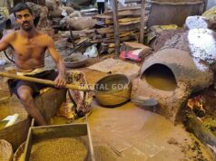 What does it take to serve crunchy festache chone (grams)?