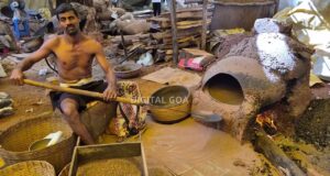 What does it take to serve crunchy festache chone (grams)?