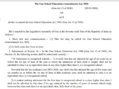 Govt notifies law fixing minimum age of six for Class I admissions