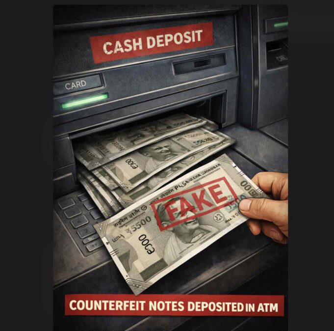 Karnataka native booked for depositing counterfeit ₹500 notes at Porvorim ATM