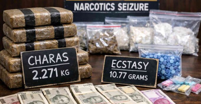 Greece national arrested with narcotics worth ₹23.81 lakh in Assagao