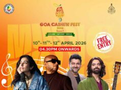 Goa Cashew Fest 2026 from April 10th to 12th : Music & Cashew Magic Awaits!