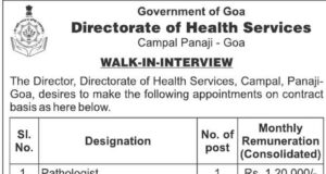 DHS to hold walk-in interviews for 114 medical, technical contract basis posts