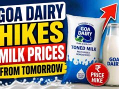 Goa Dairy hikes milk prices from May 25