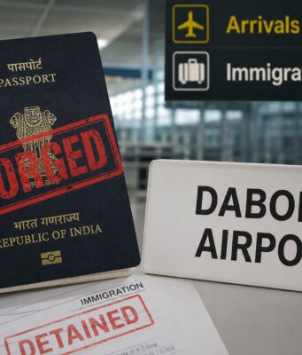Afghan national held at Dabolim airport for allegedly using forged Indian passports