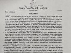 SGDH refutes Forest Department claims in Dinesh Gaude death case; express concern over ‘leaked’ official correspondence