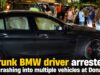 Drunk BMW driver arrested after crashing into multiple vehicles at Dona Paula