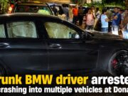 Drunk BMW driver arrested after crashing into multiple vehicles at Dona Paula