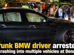 Drunk BMW driver arrested after crashing into multiple vehicles at Dona Paula