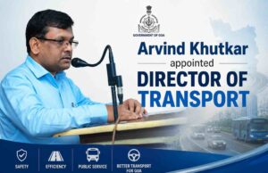 Arvind Khutkar appointed Director of Transport
