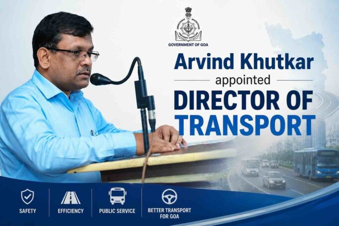 Arvind Khutkar appointed Director of Transport