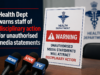 Health Dept warns staff of disciplinary action for unauthorised media statements