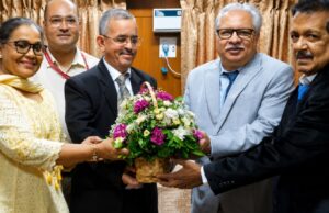 Justice Bharat Deshpande assumes charge as Goa Human Rights Commission chairperson