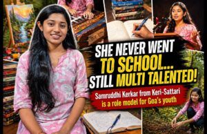 She never went to a formal school…