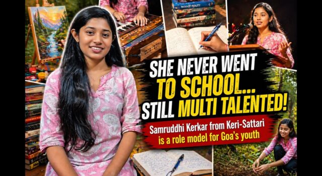 She never went to a formal school…