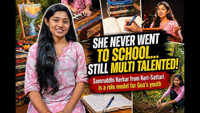 She never went to a formal school…