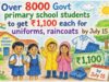 Over 8000 Govt primary school students to get ₹1,100 each for uniforms, raincoats by July 15