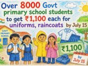 Over 8000 Govt primary school students to get ₹1,100 each for uniforms, raincoats by July 15