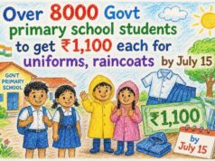 Over 8000 Govt primary school students to get ₹1,100 each for uniforms, raincoats by July 15