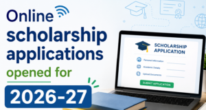 Online scholarship applications opened for 2026-27