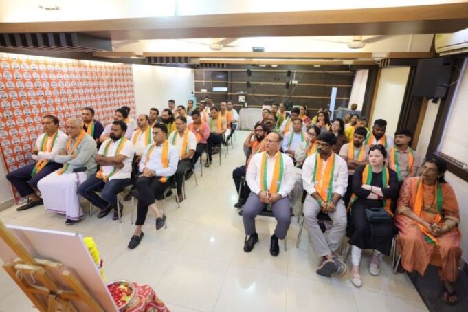 B L Santhosh reviews Goa BJP’s poll preparedness