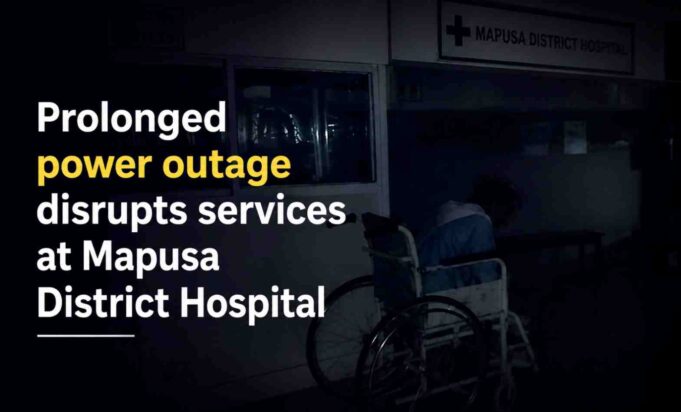 Prolonged power outage disrupts services at Mapusa District Hospital