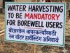 Water harvesting to be mandatory for borewell users