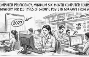 Computer proficiency, minimum six-month computer course mandatory for 115 types of Group C posts in Goa govt from 2027