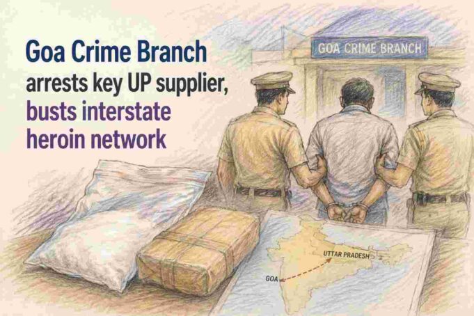 Goa Crime Branch arrests key UP supplier, busts interstate heroin network