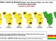 IMD issues yellow alert for Goa from June 3 to 6