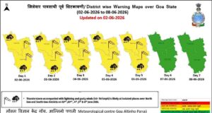 IMD issues yellow alert for Goa from June 3 to 6