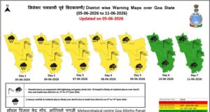 IMD issues yellow alert for Goa till June 9