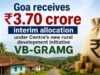 Goa receives ₹3.70 crore interim allocation under Centre’s new rural development initiative VB-GRAMG