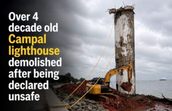 Over 4 decade old Campal lighthouse demolished after being declared unsafe