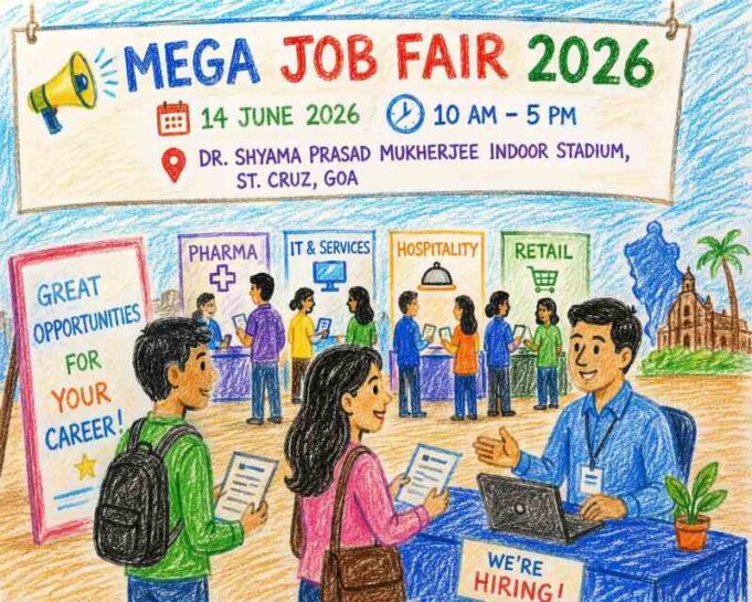 Mega Job Fair 2026 to be held in Goa on June 14; over 25 companies to participate