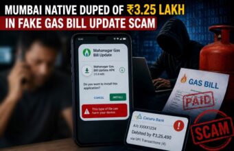 Mumbai native duped of ₹3.25 lakh in fake gas bill update scam