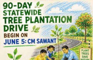 90-day statewide tree plantation drive begins June 5; target of 10 lakh saplings