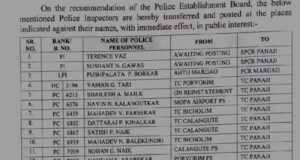 21 Police personnel, including 3 PIs transferred