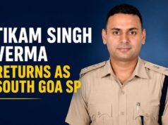 Tikam Singh Verma returns as South Goa SP