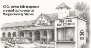 KRCL invites bids to operate pre-paid taxi counter at Madgaon station