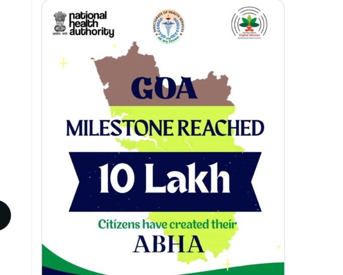 ABHA registrations in Goa cross 10 lakh mark