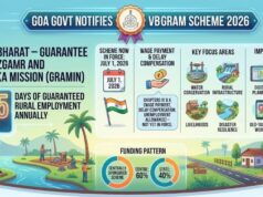 Goa Govt notifies VB-GRAM scheme with 125 days of guaranteed rural employment