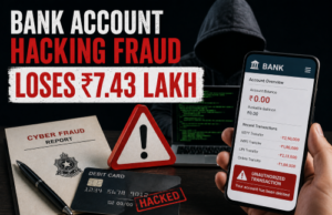 Keri resident loses ₹7.43 lakh in bank account hacking fraud