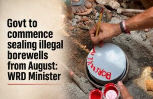 Govt to commence sealing illegal borewells from August: WRD Minister