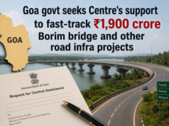 Goa govt seeks Centre’s support to fast-track ₹1,900 crore Borim bridge and other road infra projects