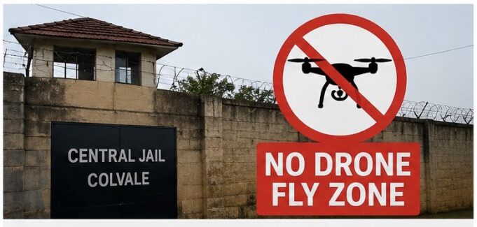 Colvale Central Jail declared no-drone fly zone