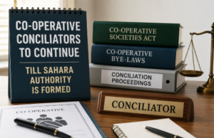 Existing co-operative conciliators to continue till SAHARA Authority is formed